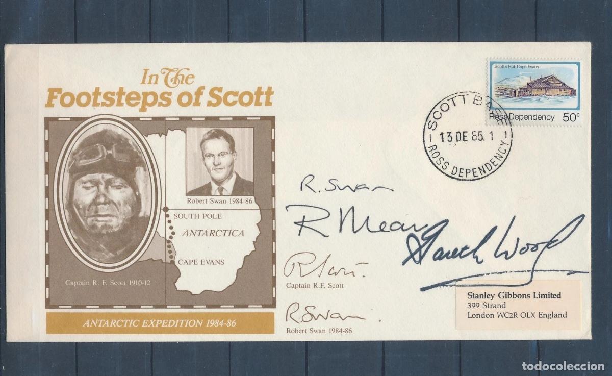 Sellos: ANTARTIDA ANTARCTIC ROSS DEPENDENCY SCOTT BASE 1985 AUTOGRAFOS