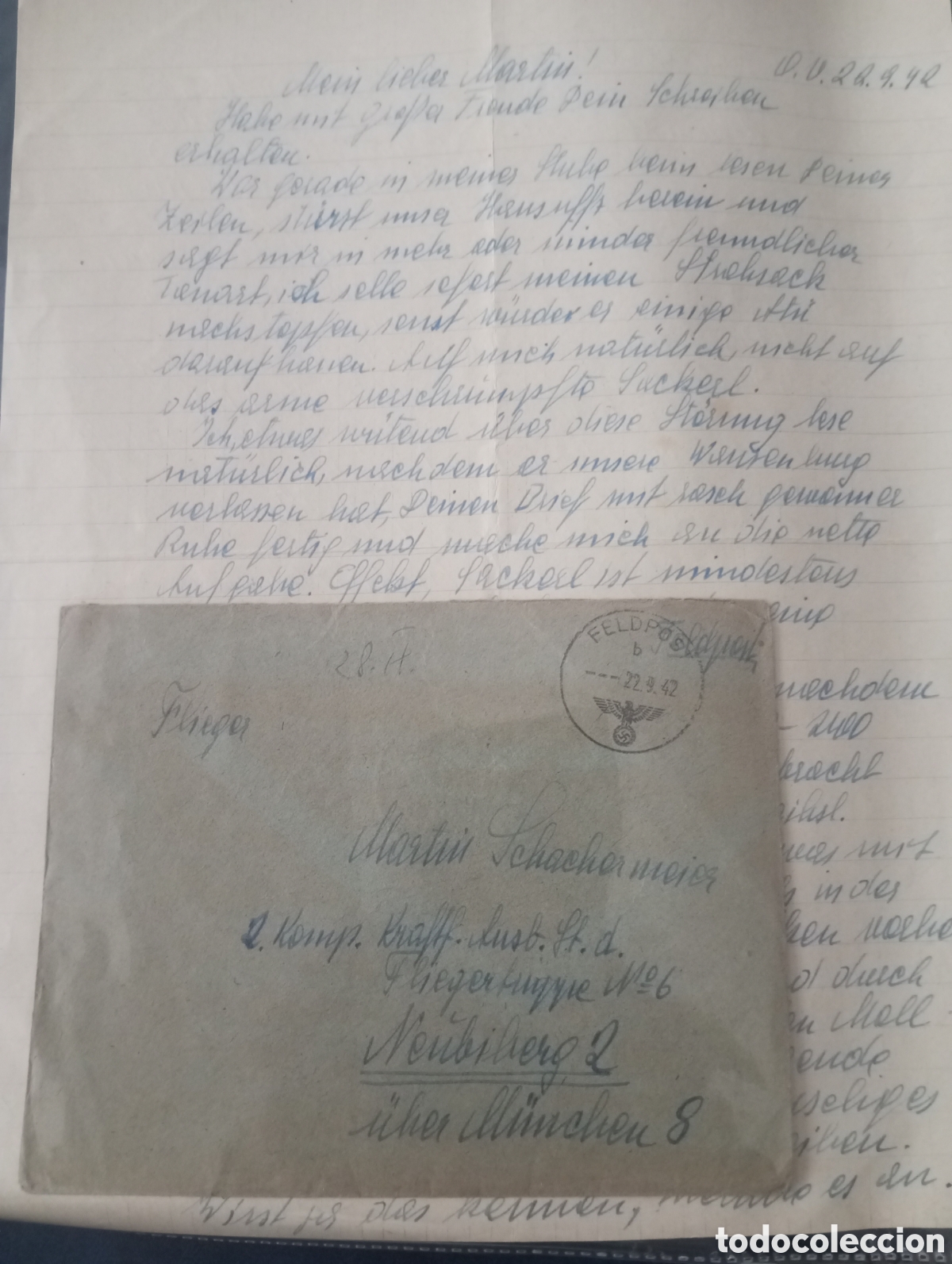 Sellos: ALBUM CON MAS DE 40 FELDPOST DIFERENTES DE LA SEGUNDA GUERRA MUNDIAL. VER DOTOS Y DESCRIPCI&Oacute;N