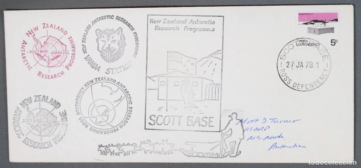 Sellos: ANTARTIDA ANTARCTIC ROSS DEPENDENCY SCOTT BASE 1978