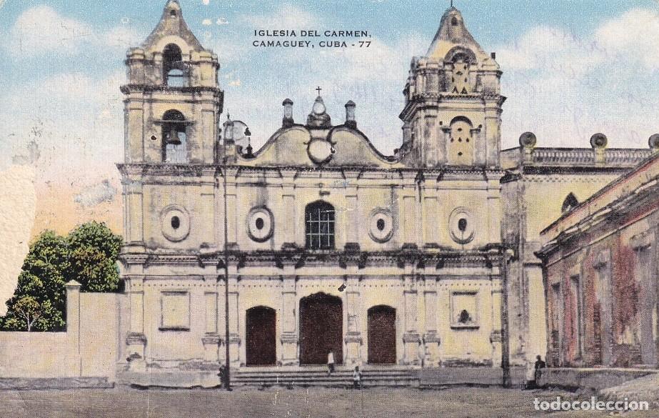 Sellos: Iglesia del Carmen Camaguey Cuba - Reutilizada DDR - Sin dentar 15 Jahre DDR - Sorgi&auml;ltig stempeln