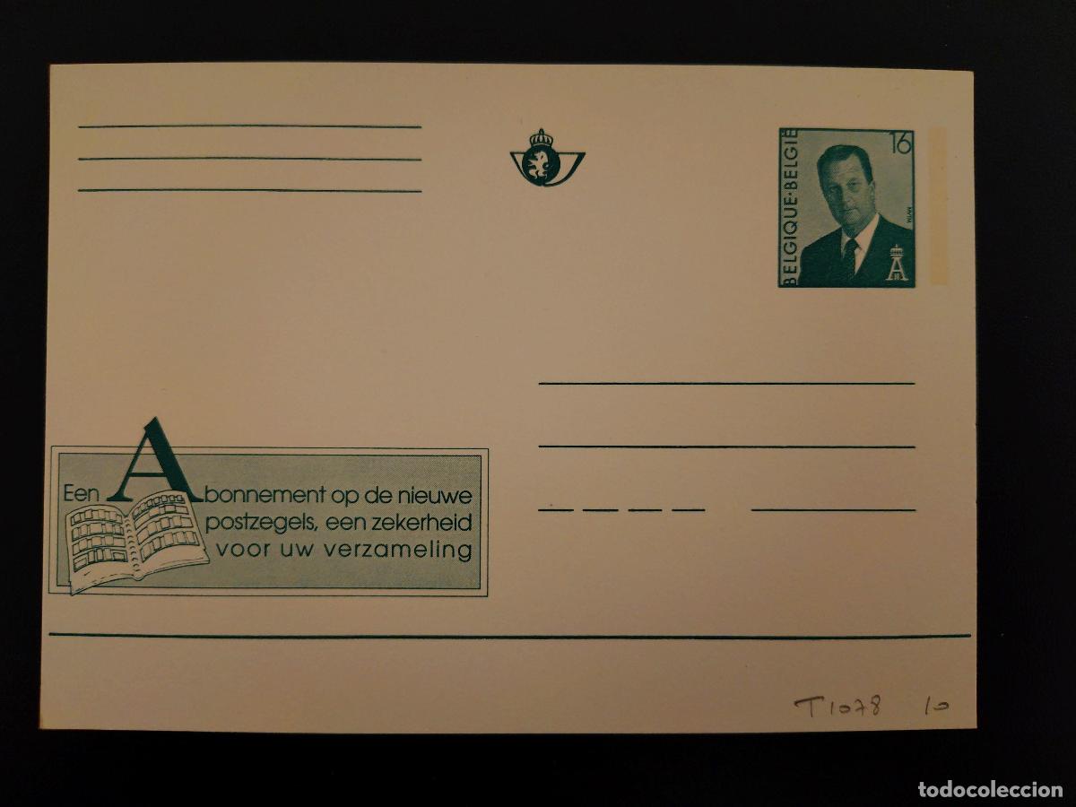 Sellos: B&eacute;lgica tarjeta postal completa 16F Rey Alberto II sellos abono nuevo NL