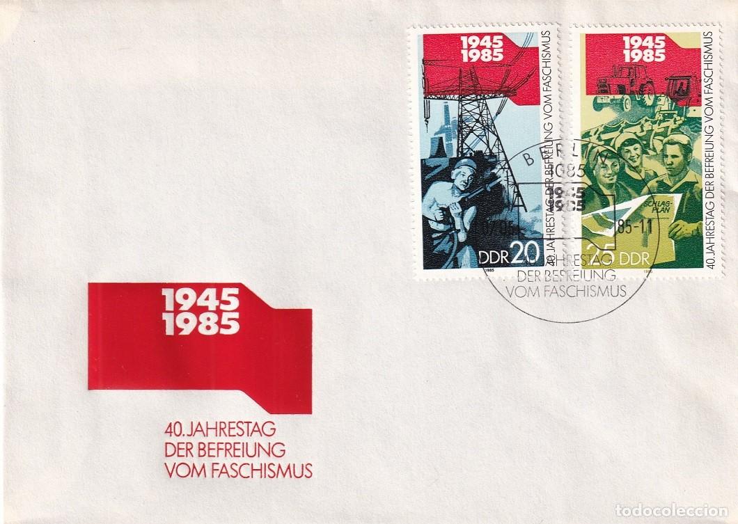 Sellos: DDR 1985 - Fascismo &middot; 40 Aniv de la liberaci&oacute;n / 1945-1985 40 Jahrestag der befreiung vom faschismus