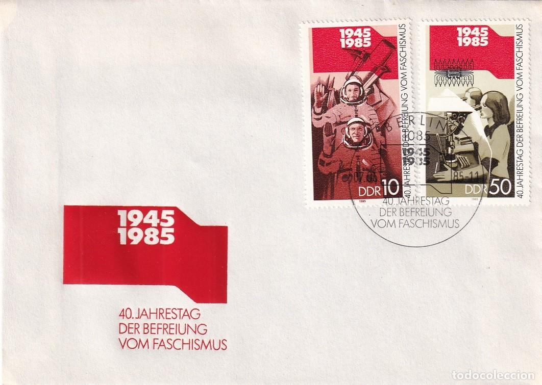 Sellos: DDR 1985 - Fascismo &middot; 40 Aniv de la liberaci&oacute;n / 1945-1985 40 Jahrestag der befreiung vom faschismus