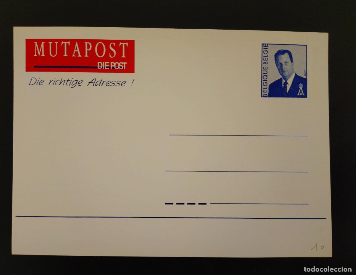 Sellos: B&eacute;lgica postal completo Mutapost cambio direcci&oacute;n Rey Alberto II 1996 DE