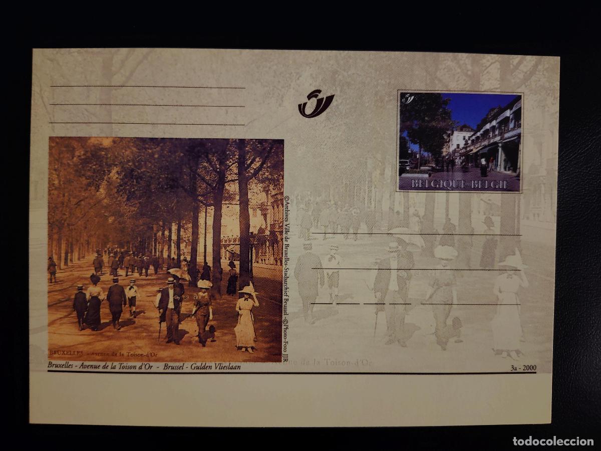 Sellos: B&eacute;lgica 2000 completo postal Bruselas Avenue de la Toison d'Or nuevo
