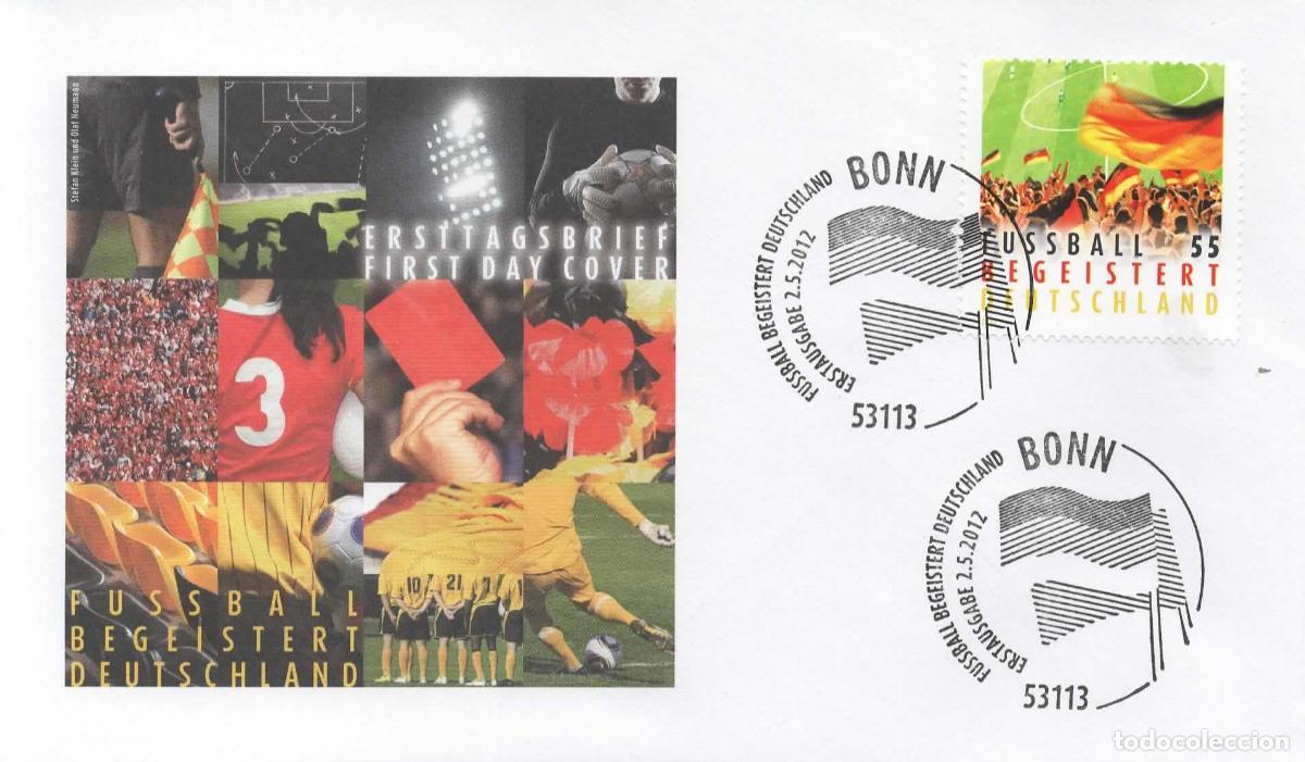 Sellos: ALEMANIA FDC DEPORTE FUTBOL FOOTBALL MAT BONN
