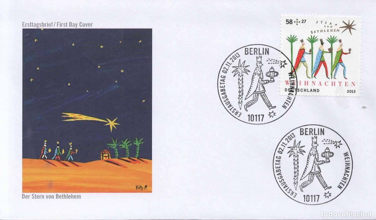 Selos: ALEMANIA FDC BERLIN NAVIDAD CHRISTMAS 2013 REYES MAGOS