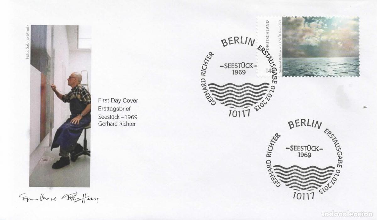 Selos: ALEMANIA FDC BERLIN GERHARD RICHTER ARTE PINTURA