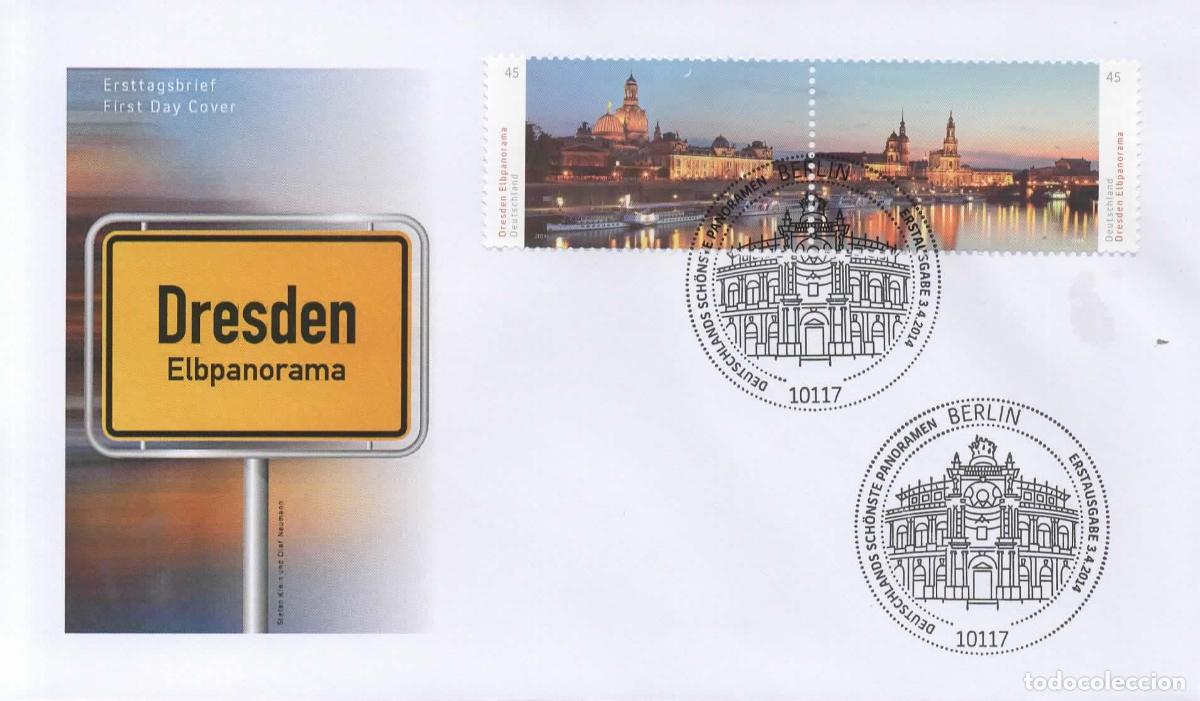 Sellos: ALEMANIA FDC BERLIN ARQUITECTURA DRESDEN IGLESIA CHURCH