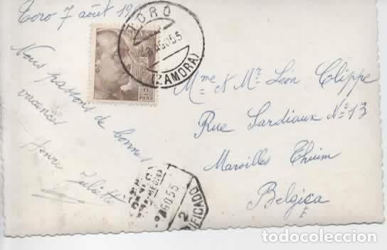 Sellos: TORO ZAMORA 1955 CON MAT AMBULANTE