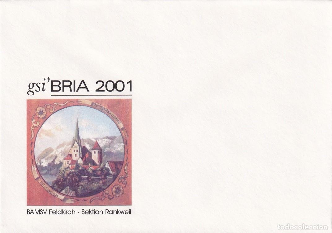 Sellos: Sobre ilustrado Austria 2001 - gsi'BRIA 2001 - Iglesia de de Rankweil (Liebfrauenkirche) - Colecci..