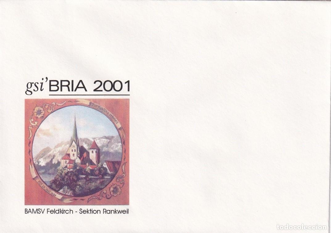 Sellos: Sobre ilustrado Austria 2001 - gsi'BRIA 2001 - Iglesia de de Rankweil (Liebfrauenkirche) - Colecci..