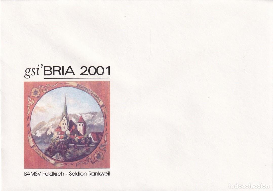 Sellos: Sobre ilustrado Austria 2001 - gsi'BRIA 2001 - Iglesia de de Rankweil (Liebfrauenkirche) - Colecci..