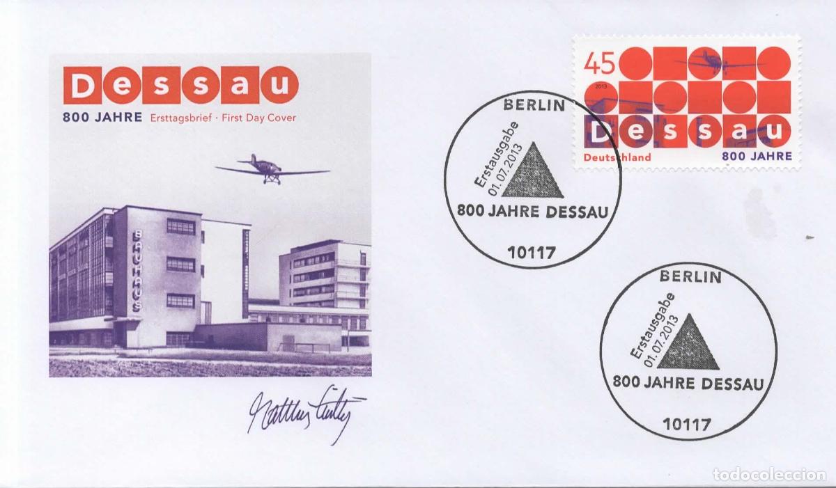 Sellos: ALEMANIA FDC 800 JAHRE DESSAU