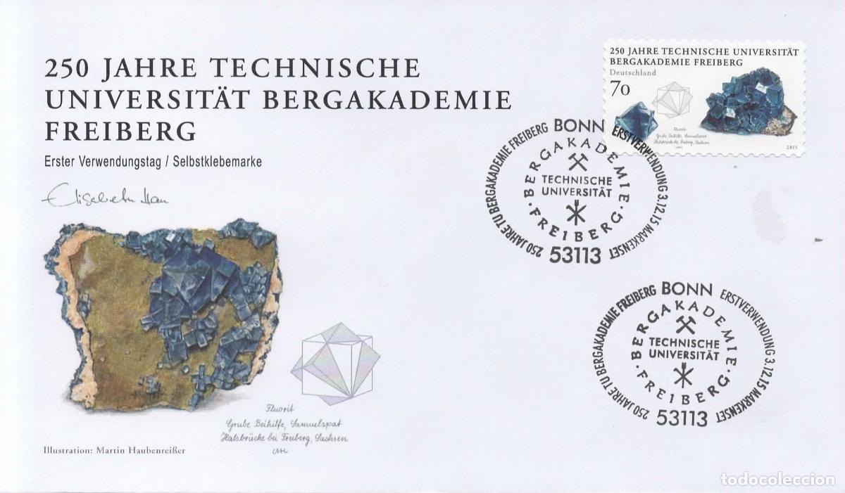 Sellos: ALEMANIA FDC MINERAL FLUORITA MINNING