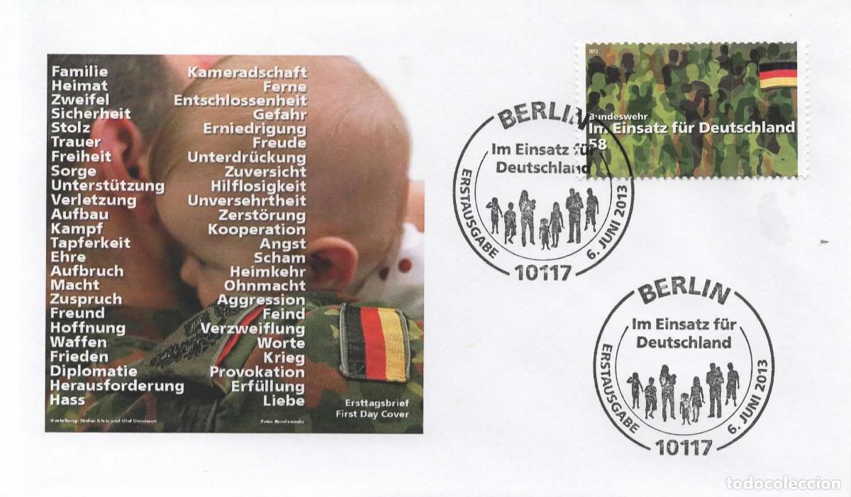 Sellos: ALEMANIA FDC IM EINSATZ FUR DEUTSCHLAND