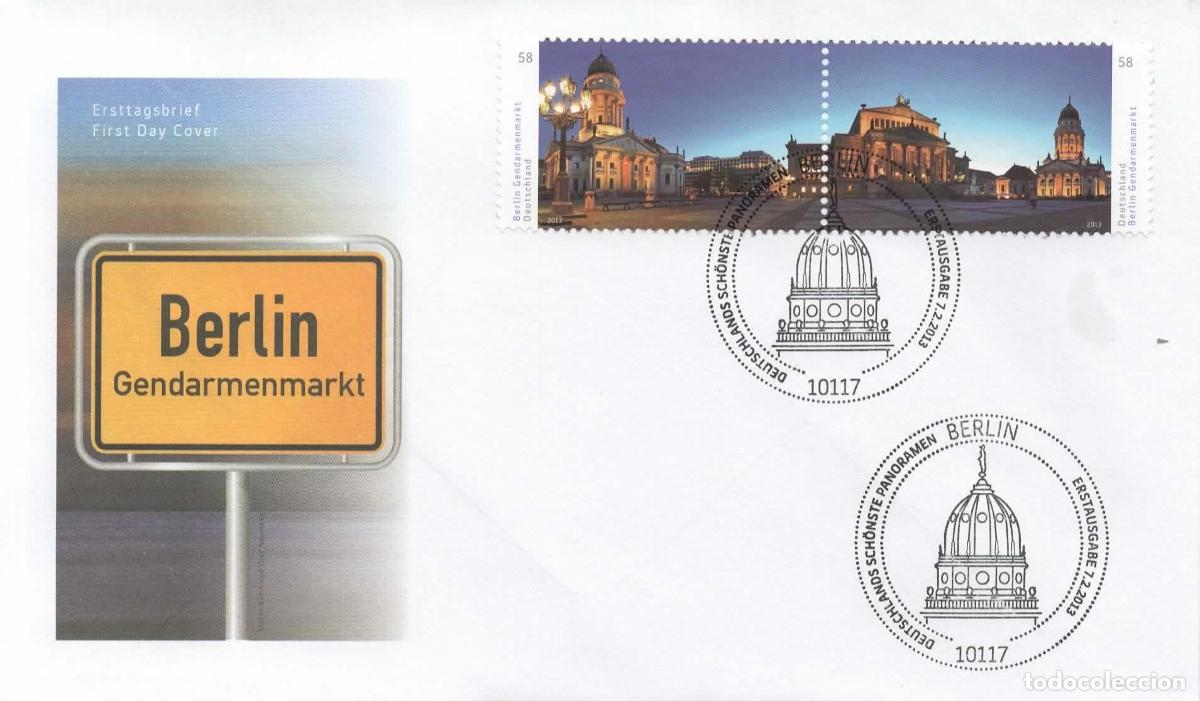 Sellos: ALEMANIA FDC BERLIN ARQUITECTURA