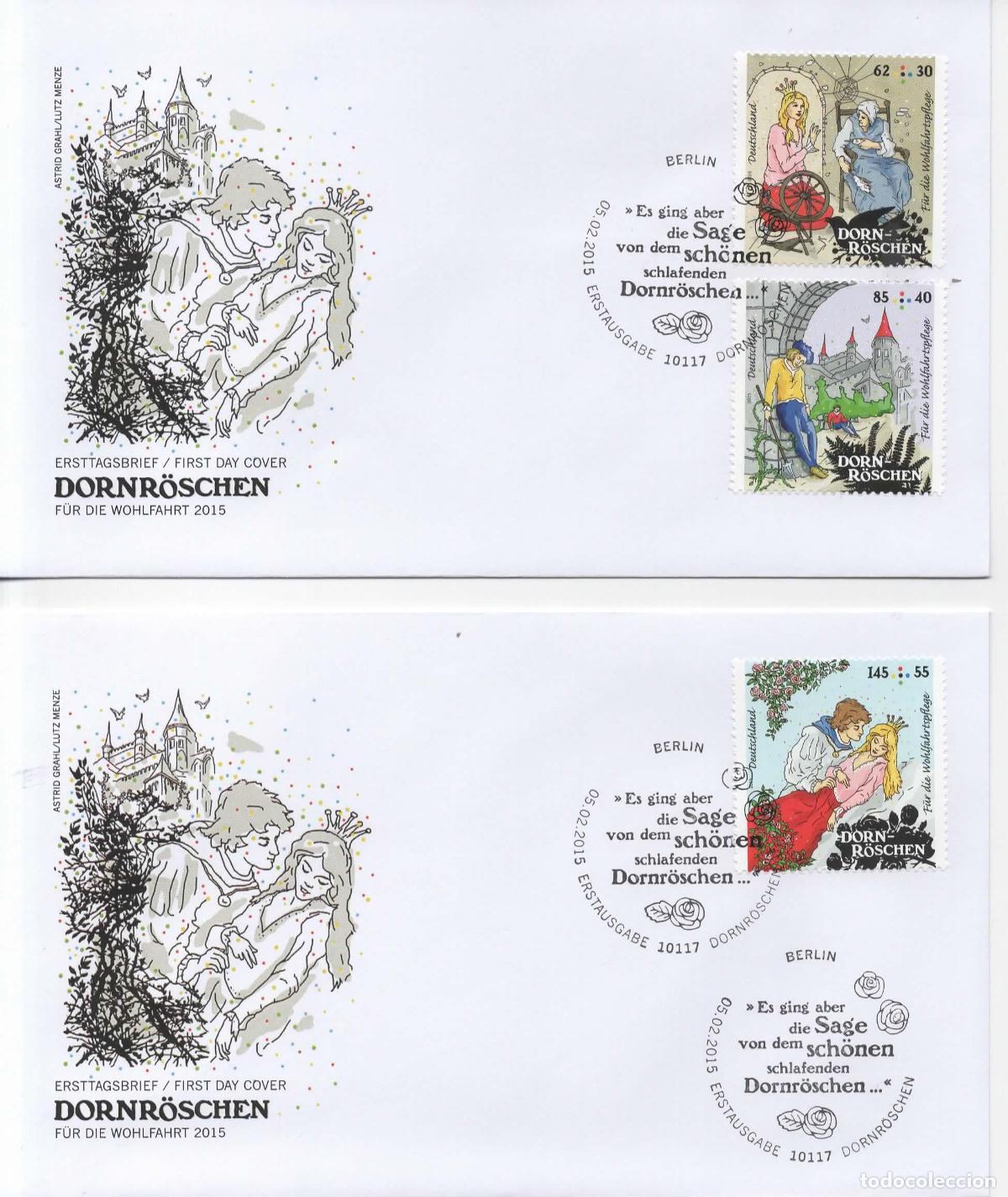 Sellos: ALEMANIA FDC CUENTOS INFANTILES TALE COMIC