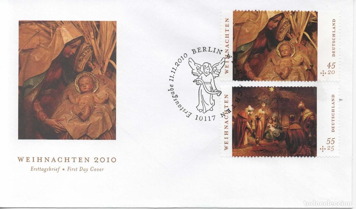 Sellos: ALEMANIA FDC BERLIN NAVIDAD 2000 CHRISTMAS ARTE RELIGION REYES MAGOS