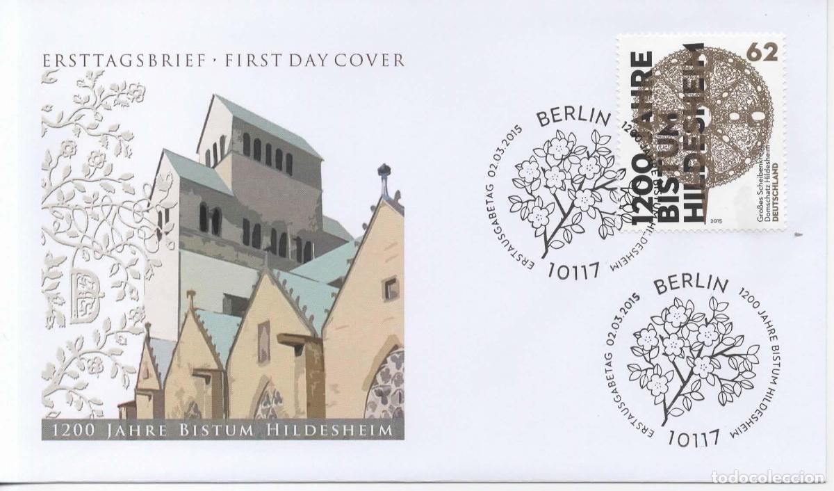 Sellos: ALEMANIA FDC BERLIN 1200 JAHRE BISTUM HILDESHEIM