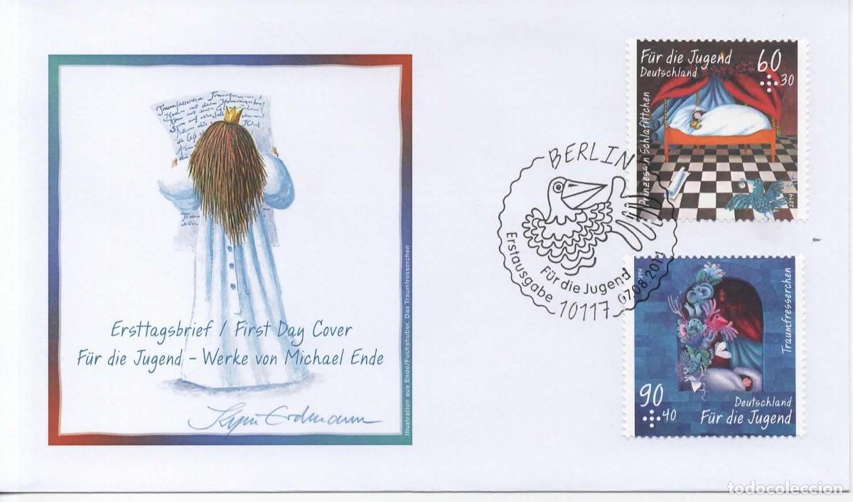 Sellos: ALEMANIA FDC BERLIN FUR DIE JUGEND CUENTOS INFANTILES