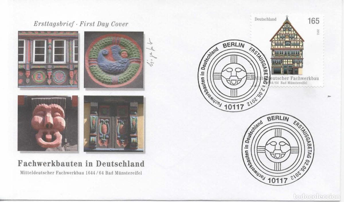Sellos: ALEMANIA FDC BERLIN ARQUITECTURA CONSTRUCCION