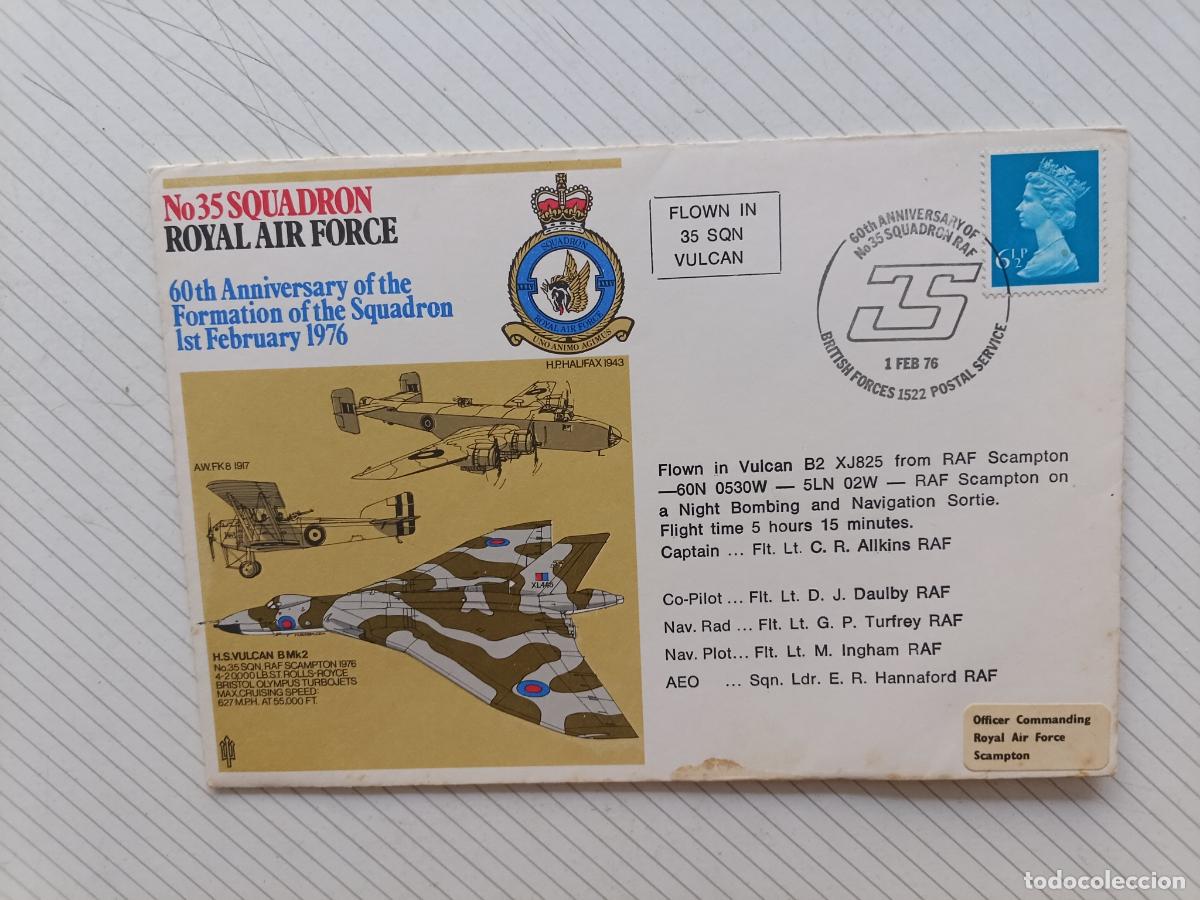 Sellos: Reino Unido. Primer D&iacute;a. RAF 1976 Royal Air Force