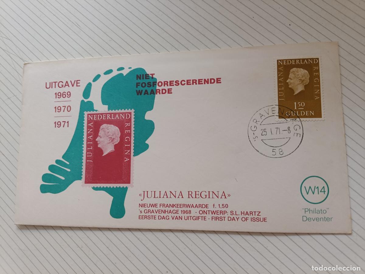 Selos: Holanda, Juliana Regina. Sobre primer d&iacute;a