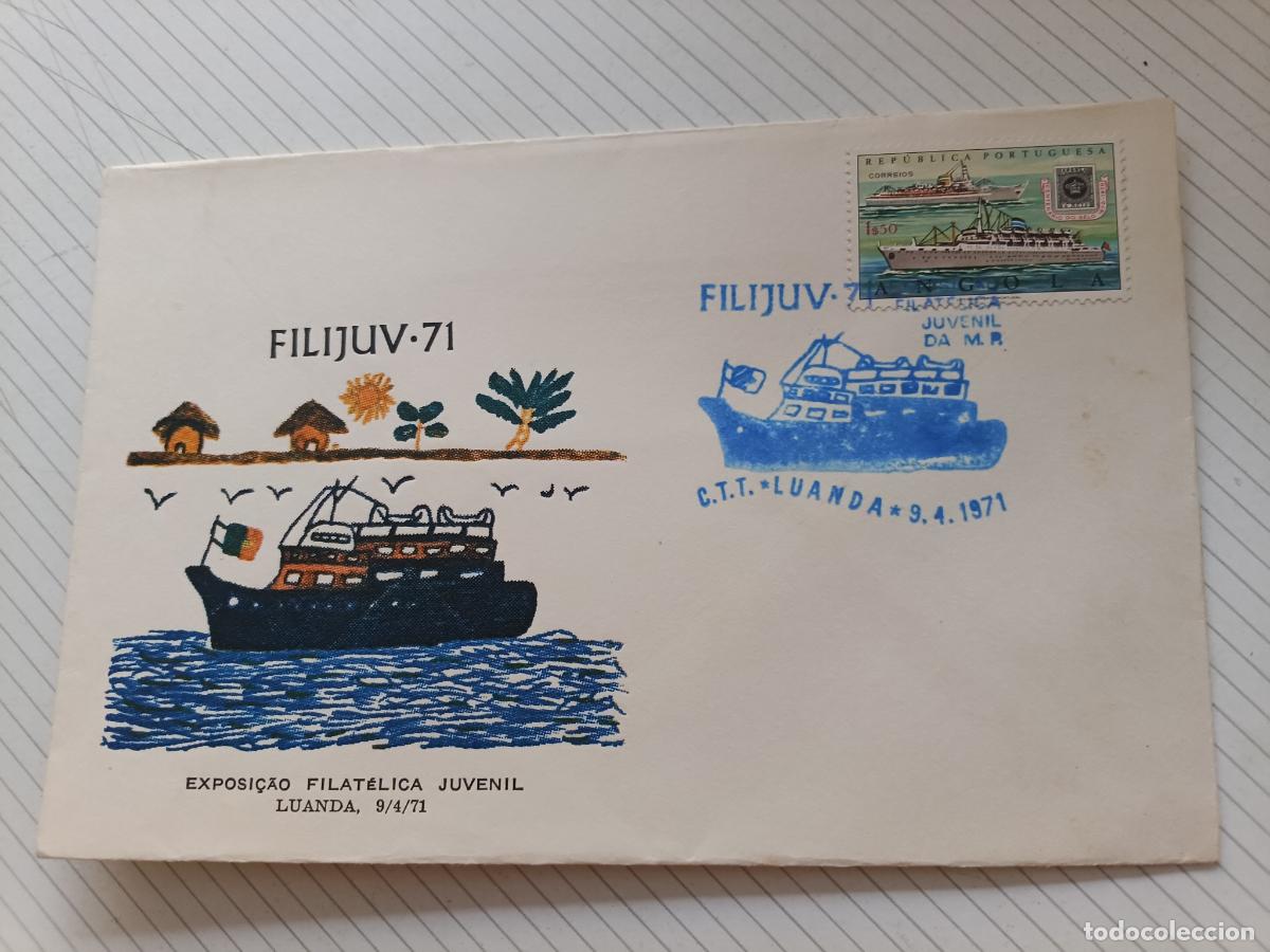 Stamps: Angola, Portugal, colonia. 1971 Sobre Primer D&iacute;a 1971 Luanda