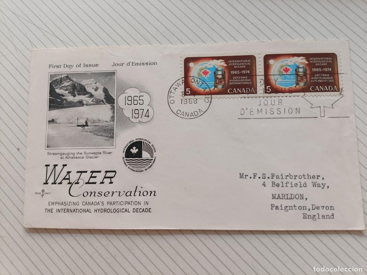 Sellos: Canad&aacute; 1968 Sobre de primer d&iacute;a - Foto 1