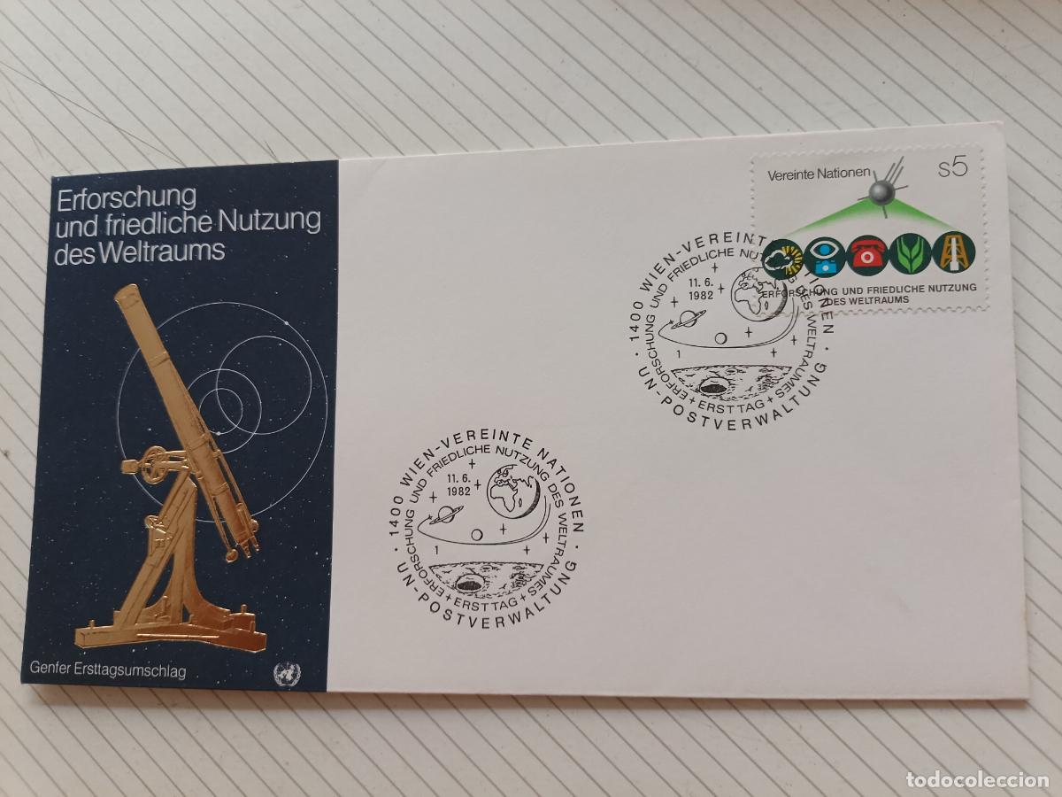 Briefmarken: Naciones Unidas, ONU 1982 Sobre Primer d&iacute;a