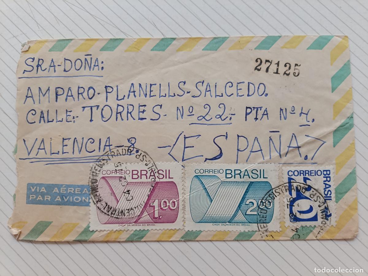 Sellos: Brasil. Sobre circulado