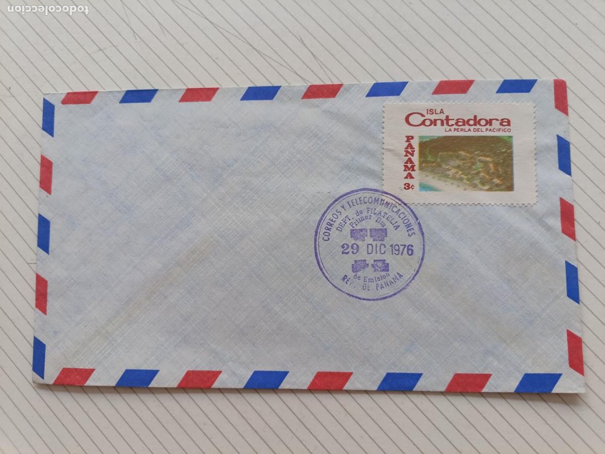 Briefmarken: Panam&aacute;. Isla Contadora. Primer d&iacute;a 1976