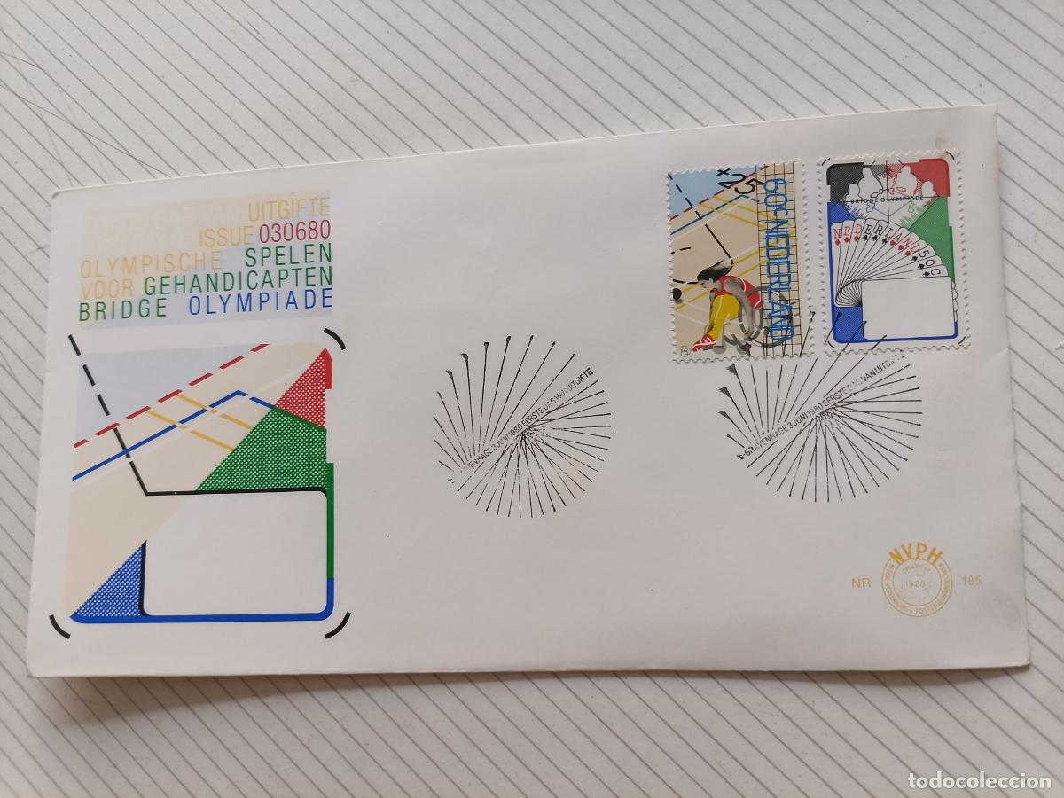 Sellos: Holanda. Olimpiada minusv&aacute;lidos. Primer D&iacute;a - Foto 1