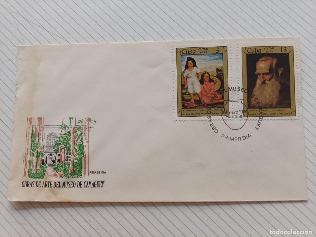 Stamps: Cuba. Museo de Camag&uuml;ey 1974 Sobre ilustrado de primer d&iacute;a