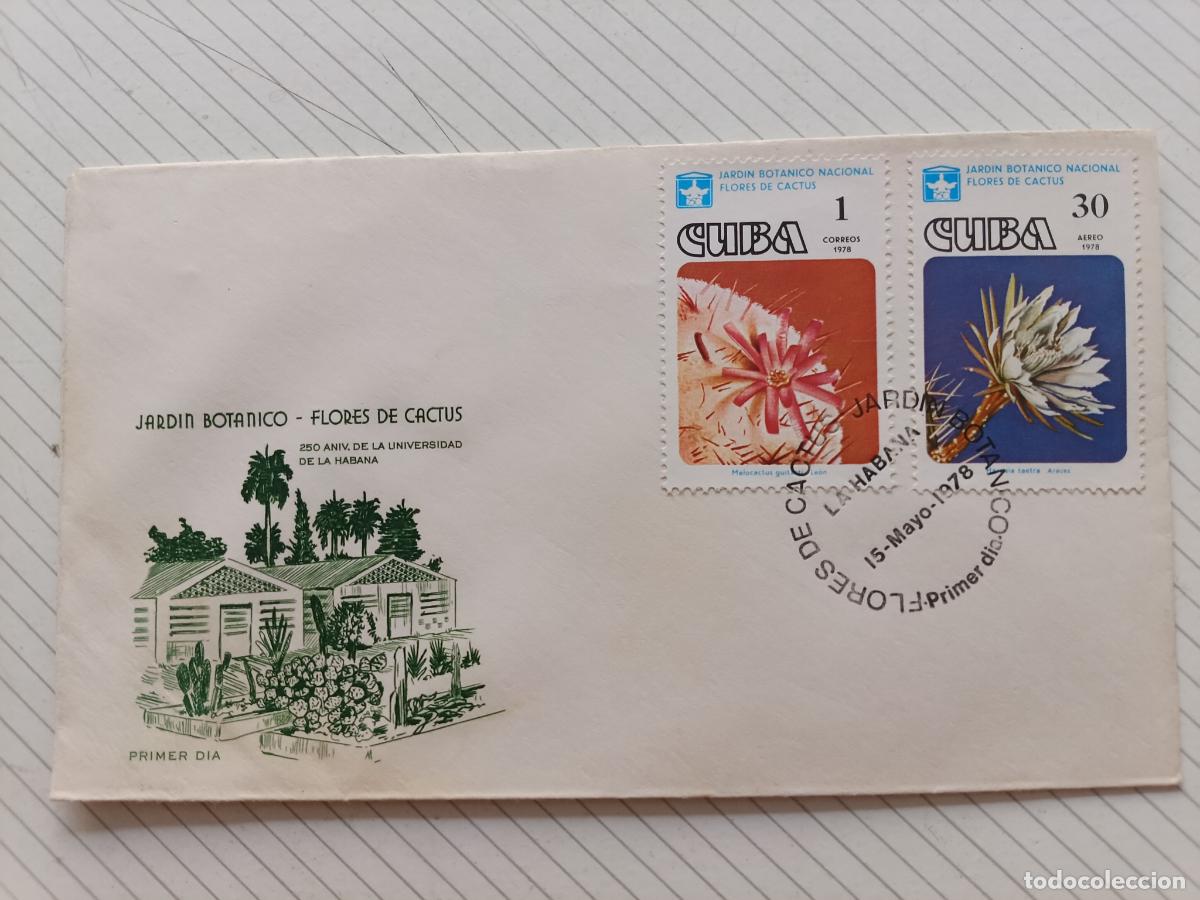 Sellos: Cuba 1978. Sobre ilustrado de primer d&iacute;a