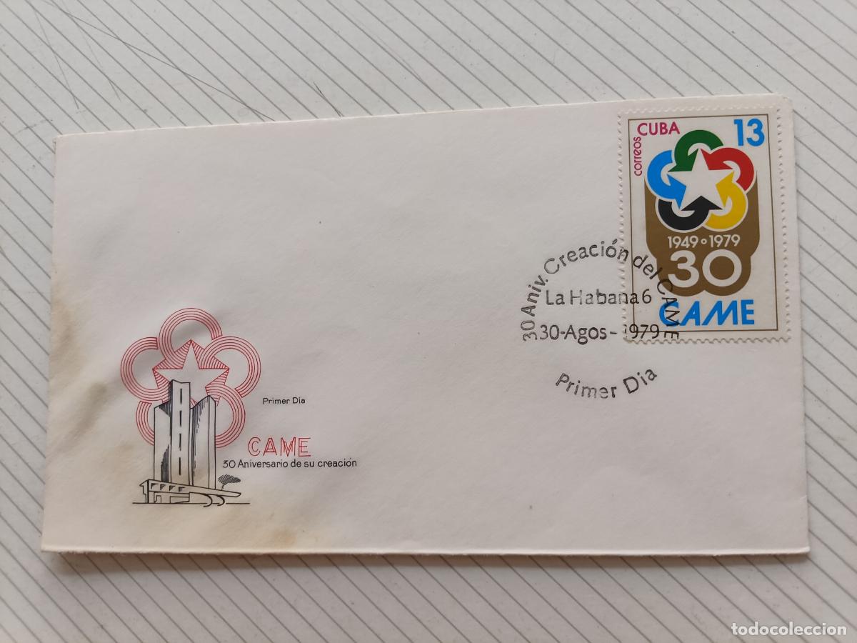 Sellos: Cuba 1979 CAME. Sobre ilustrado de primer d&iacute;a