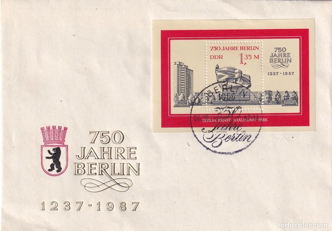 Sellos: Sobre Alemania - 750 Jahre Berlin 1237-1987 - 750 Aniversario de la fundaci&oacute;n de Berl&iacute;n