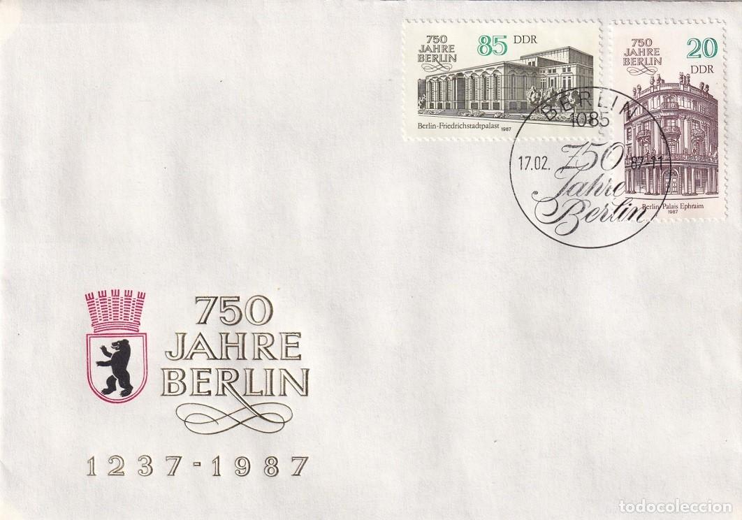 Sellos: Sobre Alemania - 750 Jahre Berlin 1237-1987 - 750 Aniversario de la fundaci&oacute;n de Berl&iacute;n