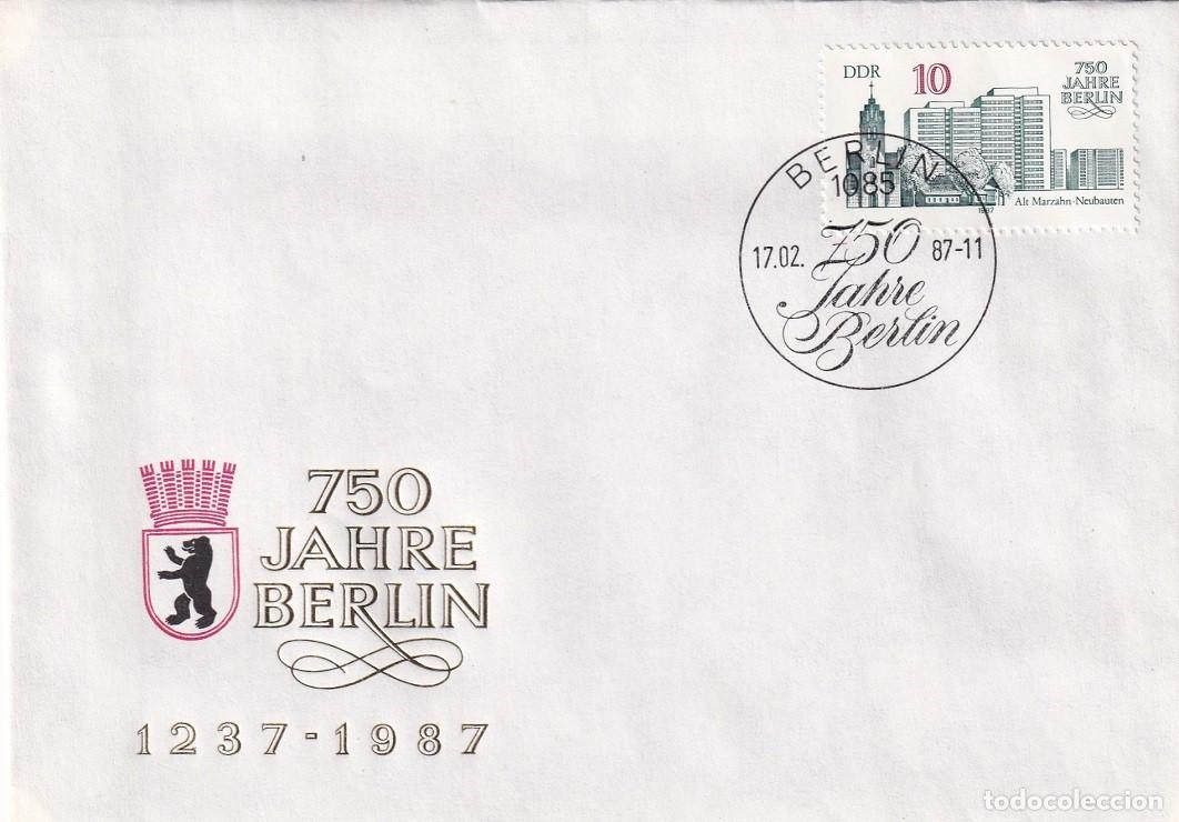 Sellos: Sobre Alemania - 750 Jahre Berlin 1237-1987 - 750 Aniversario de la fundaci&oacute;n de Berl&iacute;n