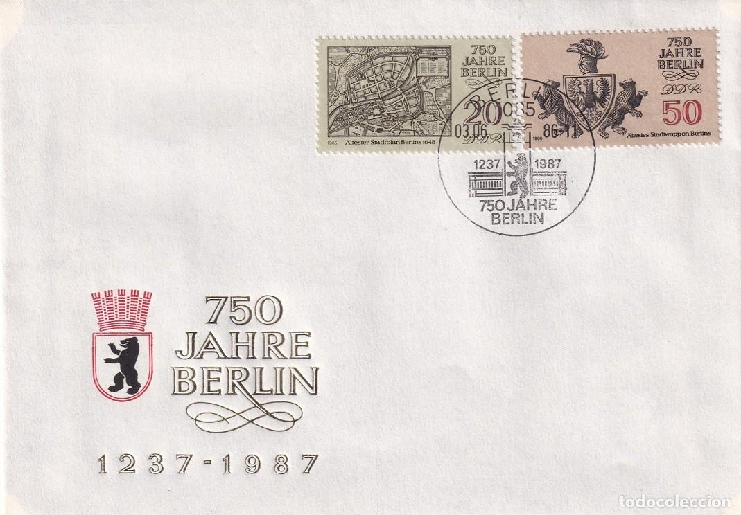 Sellos: Sobre Alemania - 750 Jahre Berlin 1237-1987 - 750 Aniversario de la fundaci&oacute;n de Berl&iacute;n
