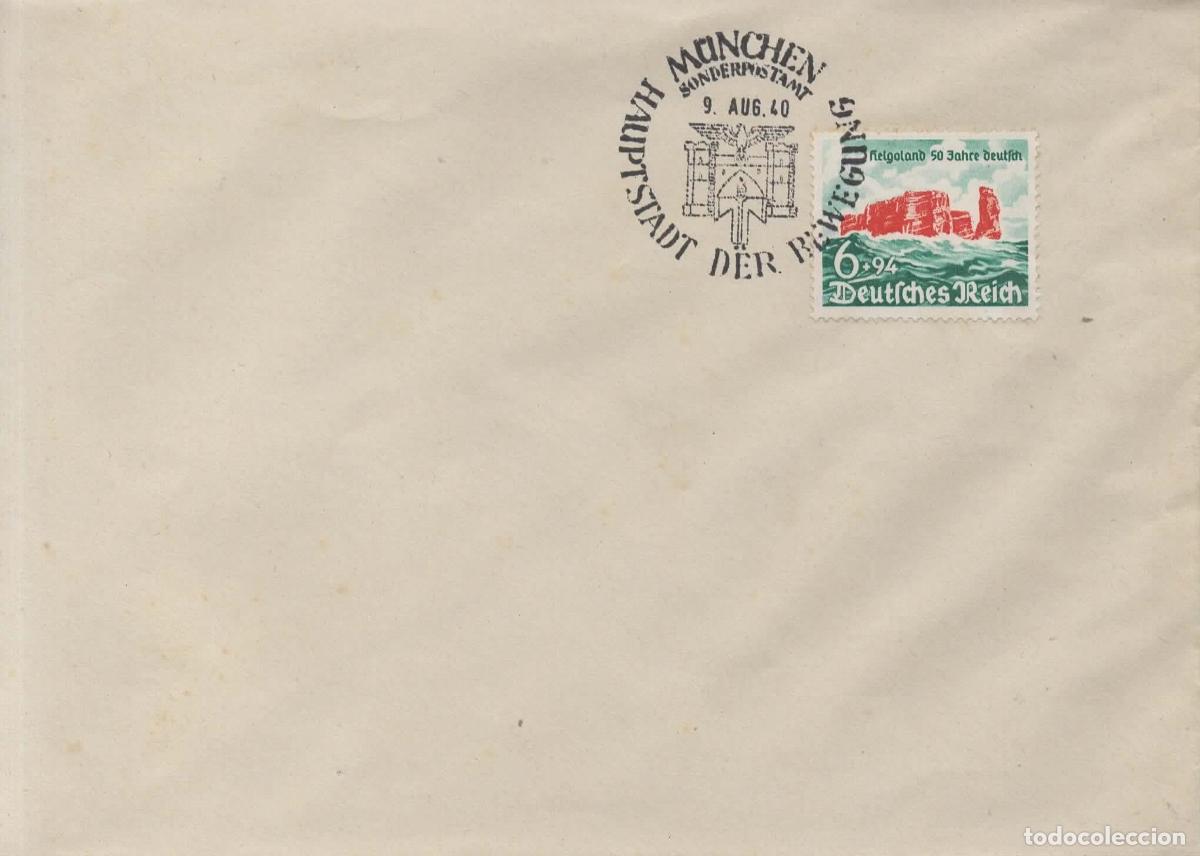 Sellos: ALEMANIA 1940 MUNCHEN CAPITAL DEL NAZISMO HITLER