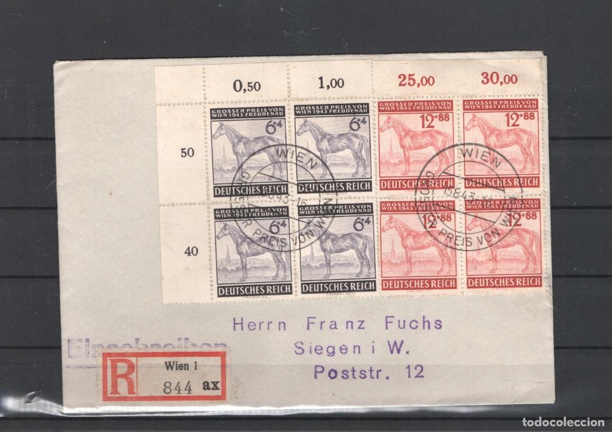 Sellos: ALEMANIA 3 REICH AUSTRIA WIEN GRAN PREMIO HIPICA CABALLO HORSE EQUESTRIAN