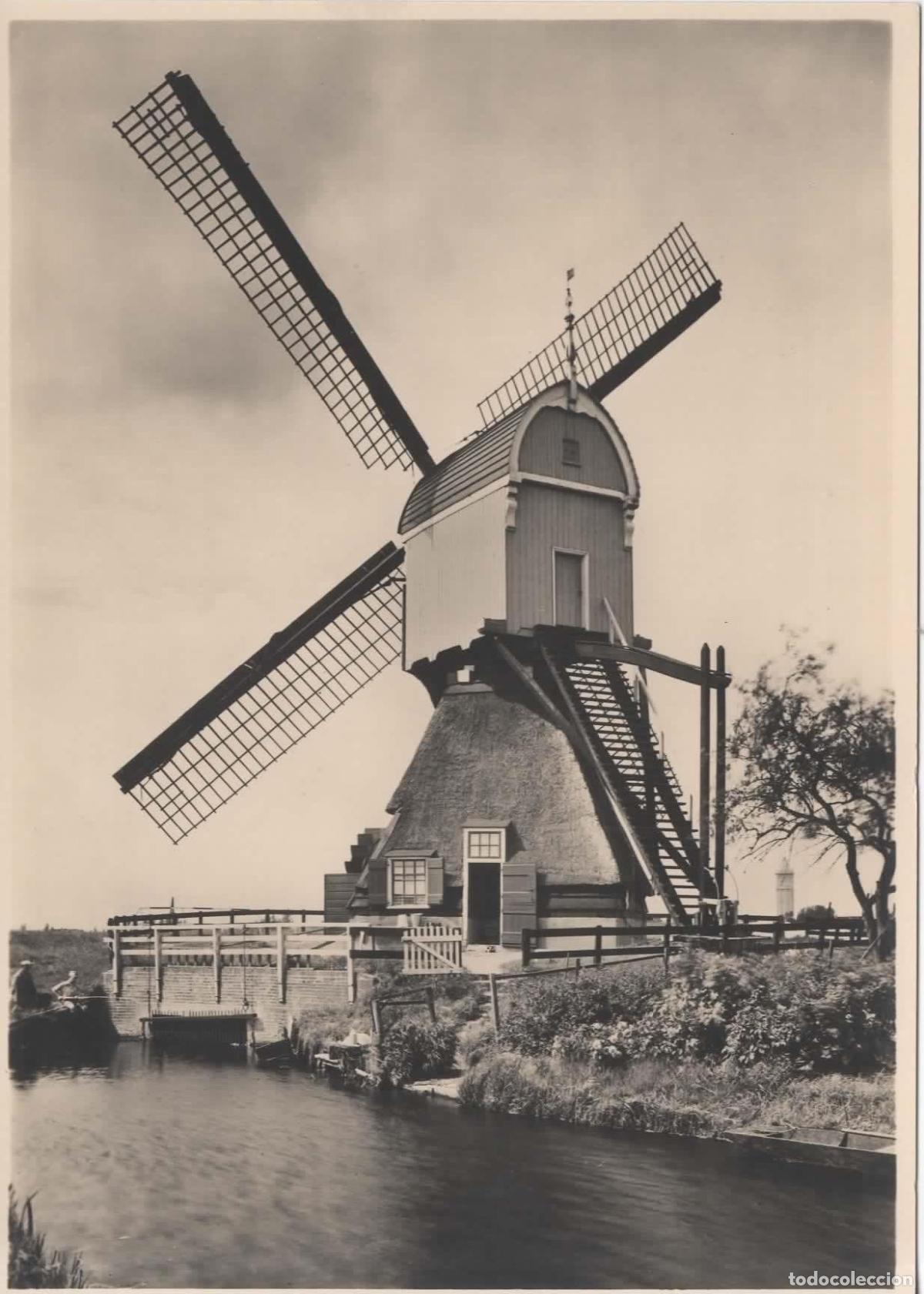 Sellos: HOLANDA ENTERO POSTAL MOLINO DE VIENTO WINDMILL