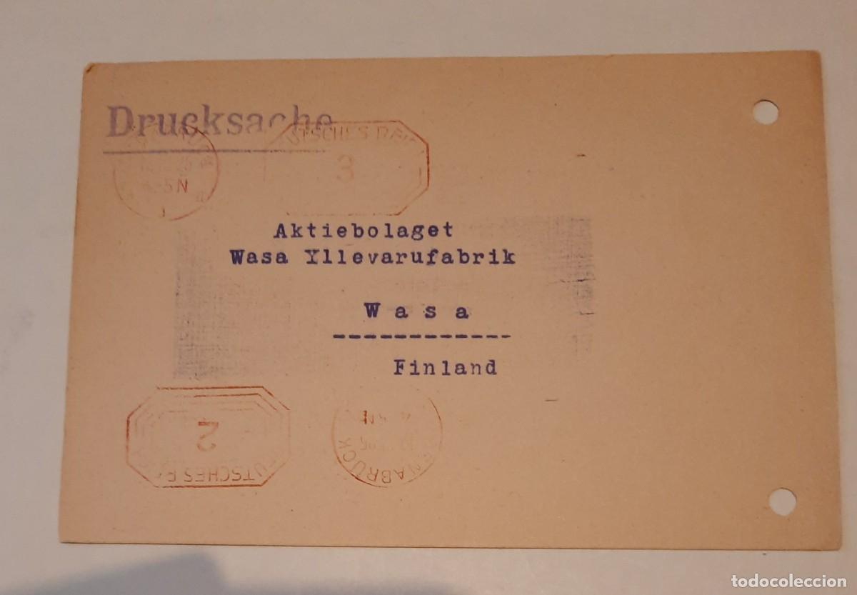 Stamps: Deutsches Reich Impreso,Tarjeta de fabrica Con sello de franqueo Osnabr&uuml;ck 1925, Albert Schwinges