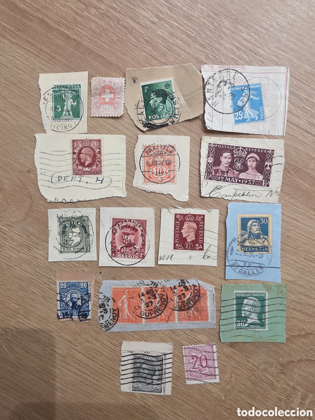 Sellos: Set de 18 Sellos europeos antiguos