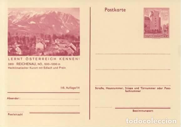 Sellos: AUSTRIA ENTERO POSTAL REICHENAU - Foto 1