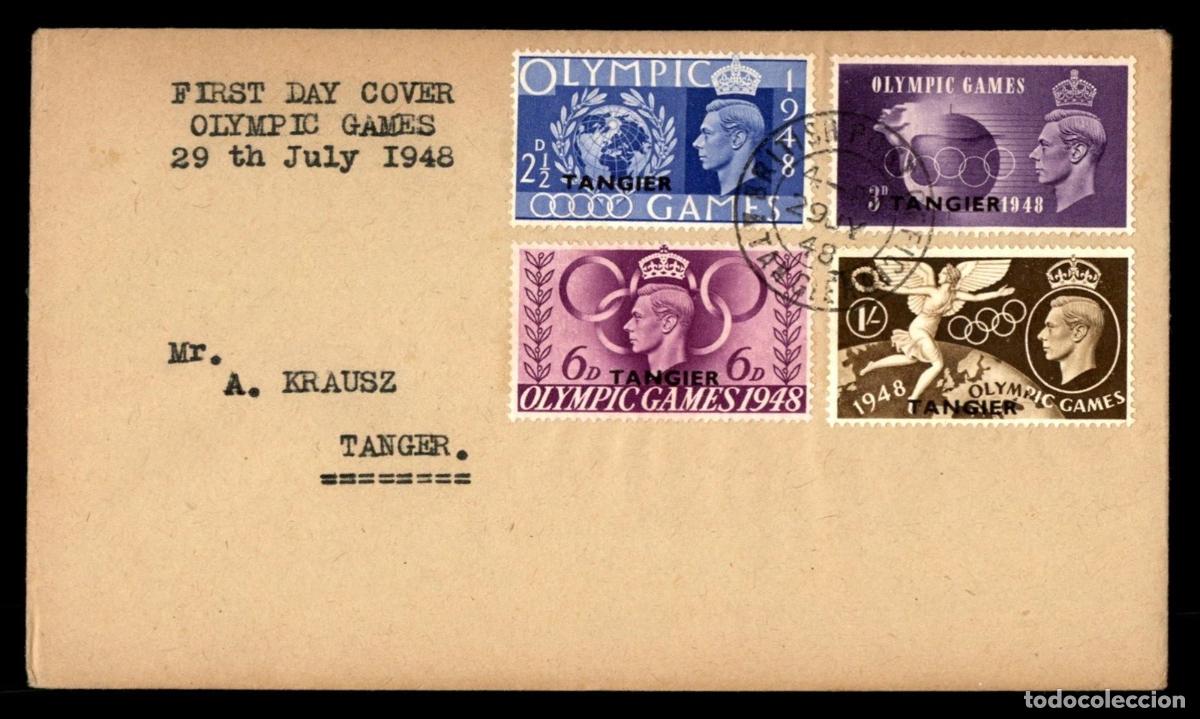 Stamps: TANGIER TANGER DPS JUEGOS OLIMPICOS DE LONDRES 1948 OLYMPIC GAMES