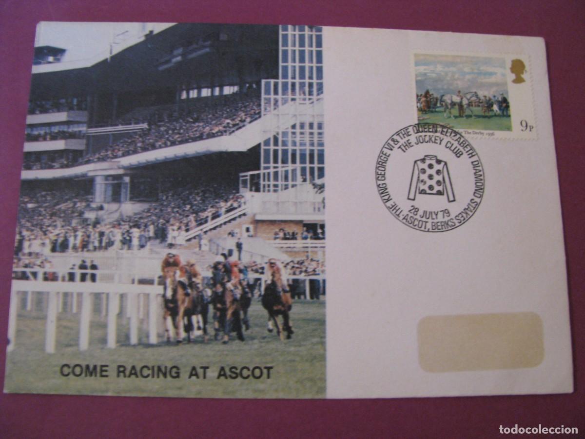 Sellos: SOBRE PRIMER DIA ASCOT 1979 - KING GEORGE VI & QUEEN ELIZABETH DIAMOND STAKES