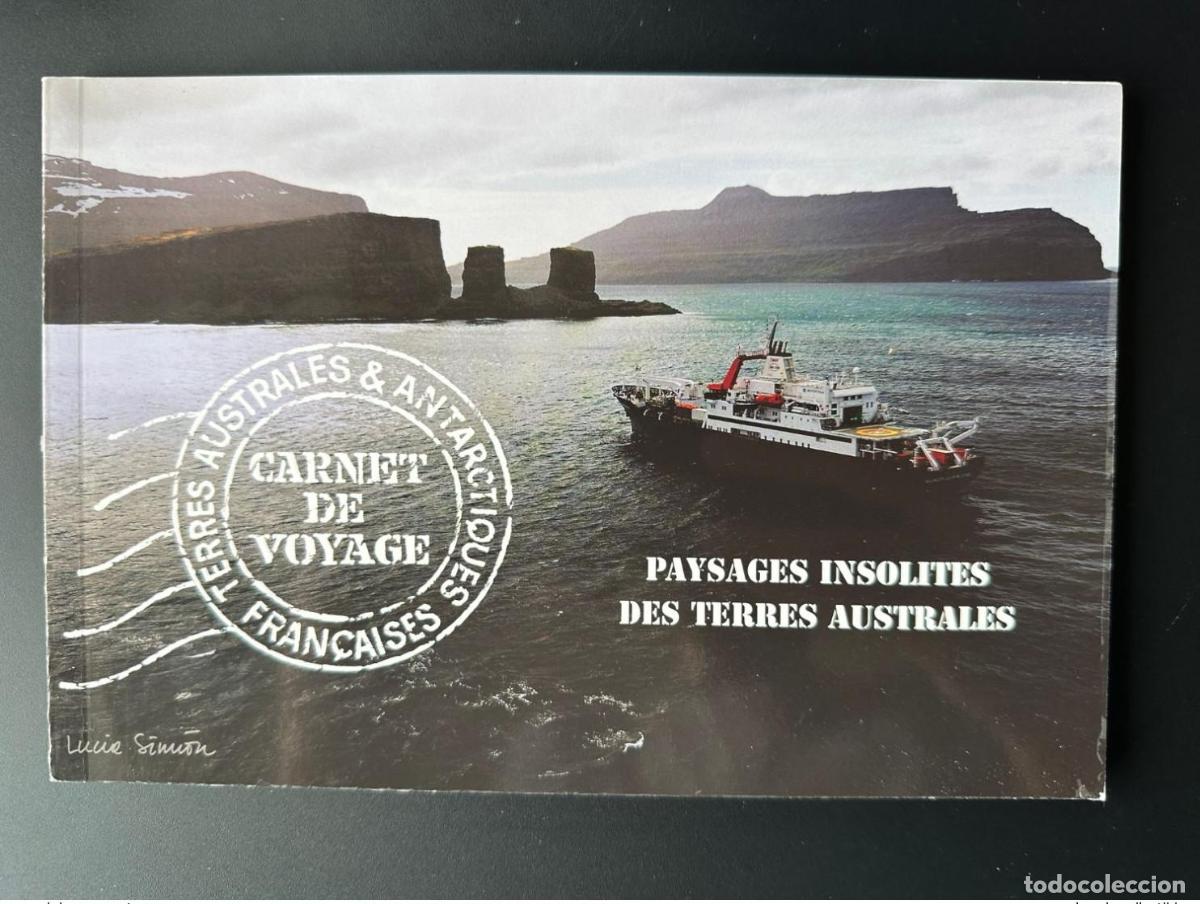 Sellos: TAAF 2007 YT C478 n&deg; 478 - 493 Carnet Prestige Voyage Landscapes Lands Australes